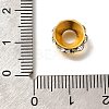 Brass Rhinestone Spacer Beads KK-M313-44E-3