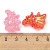 10Pcs Halloween Themed UV Plating Acrylic Beads OACR-L017-08A-3