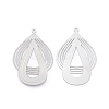 Non-Tarnish 304 Stainless Steel Pendants STAS-B038-03P-1