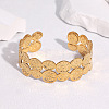 Hammered 304 Stainless Steel Cuff Bangles FS-WG9799F-02-1