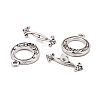 Tibetan Style Alloy Toggle Clasps X-LF1081Y-NF-2