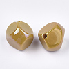 Opaque Acrylic Beads X-PACR-Q119-01-3