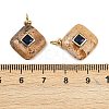 Natural Picture Jasper Pendants KK-B157-42A-03-3
