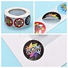 Self-Adhesive Kraft Paper Gift Tag Stickers LS-DIY-G013-A12-4