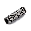 304 Stainless Steel Glossy European Beads STAS-S171-08AS-2