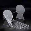Acrylic Headband Organizers Display Stand OHAR-PW0001-134A-2