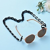 Personalized Acrylic & CCB Plastic Cable Chain Necklaces NJEW-JN02824-02-5