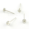 Iron Stud Earring Settings X-IFIN-R201-02P-1