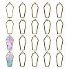 20Pcs Alloy Open Back Bezel Pendants FIND-CA0011-50AB-1