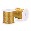 2 Rolls Round PET Metallic Thread MCOR-TADJ0001-01A-01-2