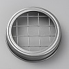 Galvanized Iron with 304 Stainless Steel Mason Jar Flower Frog Lid FIND-WH0152-314A-1