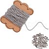 Unicraftale 304 Stainless Steel Soldered Ball Chains & Chain Connectors CHS-UN0001-08C-1