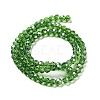 Electroplate Transparent Glass Beads Strands EGLA-A035-T3mm-A11-2
