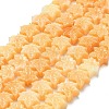 Synthetic Coral Dyed Carved Beads BSHE-H114-02E-1