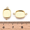 304 Stainless Steel Connector Cabochon Settings STAS-N115-40G-3