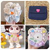 150Pcs Acrylic Heart Buttons BUTT-TA0001-38-9