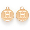 Golden Plated Alloy Enamel Charms LS-ENAM-S118-06H-1