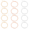 Alloy Paperclip Chain Bracelets BJEW-NB0001-02-RS-1
