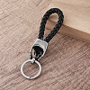 Viking Braided Skull PU Leather Keychains HZ0628-4