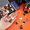 SUNNYCLUE 40Pcs 10 Styles Halloween Opaque Resin Cabochons RESI-SC0002-47-3