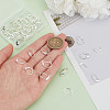 48Pcs 6 Styles Brass Leverback Earring Findings KK-AR0003-59S-4