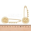 Sun 304 Stainless Steel Safety Pins Brooch Findings SA-CBA098D-13D-G-3