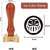1Pc Brass Stamp Head DIY-OC0008-39D-2