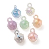 UV Plating Rainbow Iridescent Acrylic Pendants OACR-P010-19-1