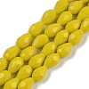 Opaque Solid Color Beads Strands EGLA-N013-P8mm-D06-1