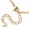 Natural Pearl Rice Pendant Bib Necklaces with 304 Stainless Steel Cable Chains NJEW-JN05944-5