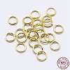 925 Sterling Silver Soldered Closed Jump Rings STER-F036-03G-1x6-3