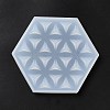 DIY Life of Flower Textured Cup Mat Silicone Molds SIMO-H009-05G-3