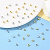 50Pcs Brass Crimp Beads KK-YW0003-69G-5