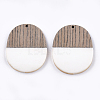 Resin & Wenge Wood Pendants RESI-T023-01L-2