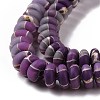Handmade Polyester Clay Beads Strand X-CLAY-P001-04A-4