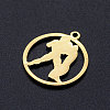201 Stainless Steel Pendants STAS-S105-JN363-11-2