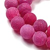 Natural Weathered Agate Beads Strands G-P538-A01-12-4