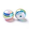 Stripe Resin Beads RESI-B014-01B-10-1