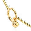 304 Stainless Steel White Enamel Small Daisy Flower Choker Necklaces for Women NJEW-Z040-01G-01-3