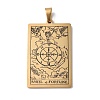 201 Stainless Steel Pendant STAS-B033-01G-10-1