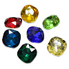 Glass Pointed Back Rhinestone Cabochons RGLA-A003-18x7mm-M-2