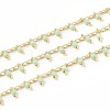Handmade Glass Beaded Chains CHC-K008-B14-3