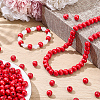 600Pcs Dyed Natural Wood Beads COCO-SC0002-39B-4