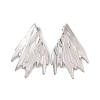 Wing 304 Stainless Steel Stud Earrings for Women EJEW-L272-018P-1