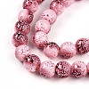 Transparent Baking Paint Glass Beads Strands DGLA-N009-10mm-03-4