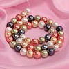 Shell Pearl Colorful Beads Strands BSHE-F013-14M-8mm-3