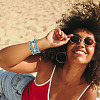 DIY Natural Lava Rock &  Synthetic Turquoise & Coral  Beads Bracelet/Necklaces Making Kits DIY-TA0012-54-9