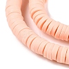 Flat Round Handmade Polymer Clay Bead Spacers X-CLAY-R067-3.0mm-13-3