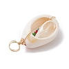 Natural Shell Pendants PALLOY-JF02693-4
