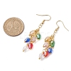 Glass Beaded Dangle Earrings EJEW-JE05976-3